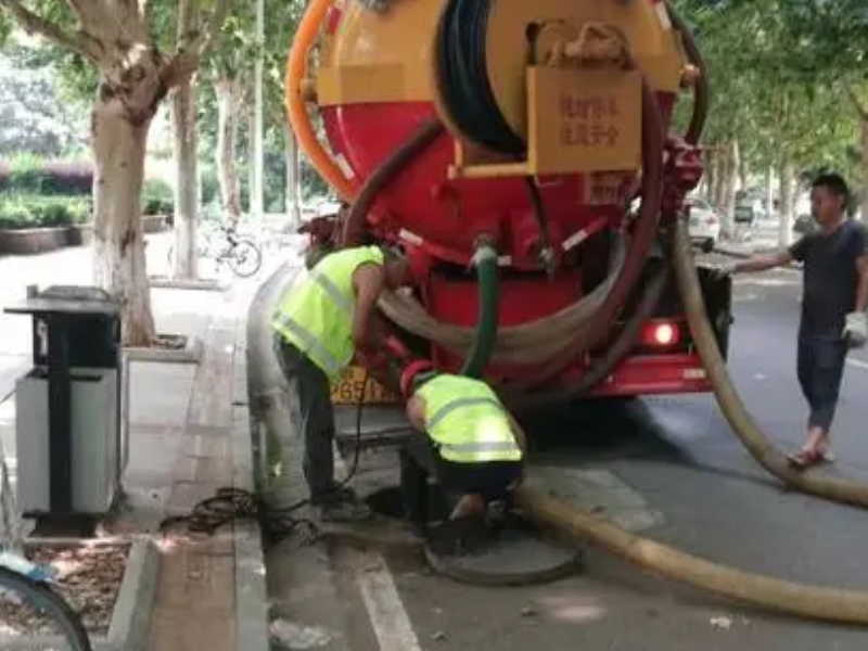 同安专业管道疏通高压车清洗管道金刚钻孔
